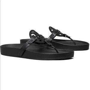 NEW no box. Tory Burch Miller cloud sandal black